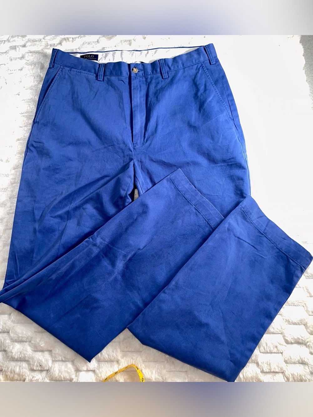 Polo by Ralph Lauren Royal Blue Chino Pants Tall sz 36T/36L 100%cotton POLO!!!